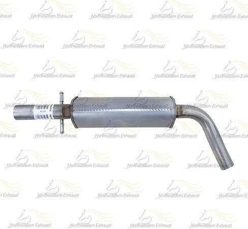 Northeastern Exhaust | Stainless Steel Resonator Pipe and Muffler Exhaust System Kit Compatible for 1999-2005 Volkswagen 1.8L | Free Sleeves Included in Saudi Arabia