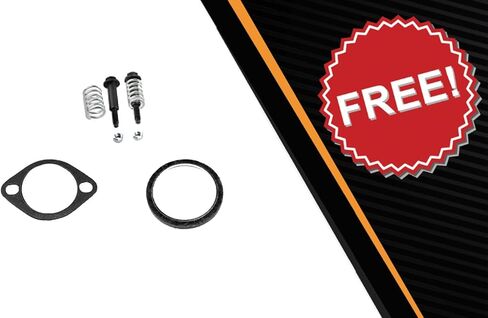 Northeastern Exhaust | Stainless Steel Resonator Pipe Compatible for Subaru Forester 2002-2005 | Subaru Impreza 2002-2005 2.5L | Free Gaskets and Spring Bolt Kit Included in Saudi Arabia