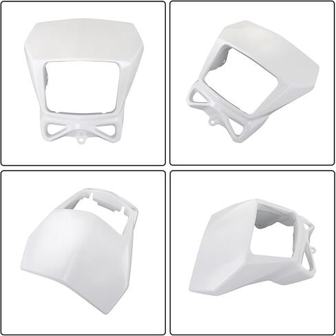 labwork White Headlight Cover Replacement for Suzuki DR200S 2015-2018 DR650SE 2002-2023 DR-Z400S 2002-2023 DR-Z400SM 2005-2023 51811-29F50-30H in Saudi Arabia