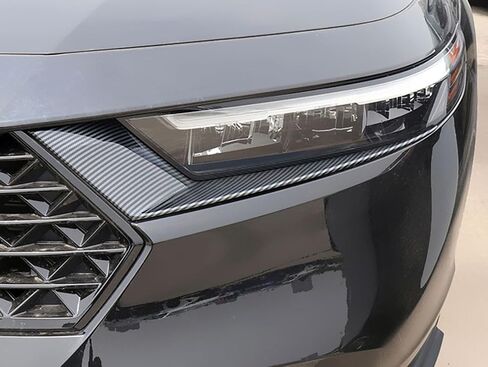 إكسسوارات السيارات الأمامية غطاء الجفن الأمامي تغطية خارجية مناسبة ل Honda Accord 11th 2023 2024 2025 2pcs ABS style chrome in Kuwait