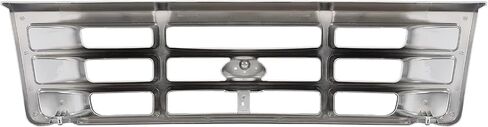 HECASA Front Grille Grill Compatible with 1992-1997 Ford Bronco F-150 F-250 HD F-350 Bumper Grille Replacement for FO1200173 F4TZ8200A Grill Assembly Chrome Silvery in Saudi Arabia