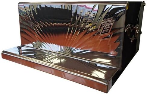 استبدال الدقة الفنية لـ Peterbilt 378 Year 1998 SS Battery/Tool Box مع غطاء نمط Sunburst وخطوة أقل in Saudi Arabia
