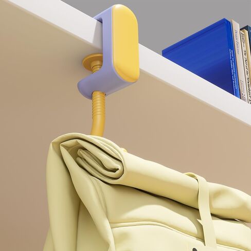 خطاف أكياس مكتبية ، شماعات حقيبة للطاولة ، تحت خطاف محفظة الطاولة مع دوار 360 درجة ، حامل ظهر جميل للمحفظة ، سماعة الرأس ، حقيبة الطلاب مختلطة 2pcs 2pcs in Saudi Arabia