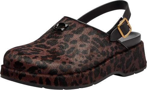 Coach Women’s Sculpted C Platform تسد في طباعة الفهد in Kuwait