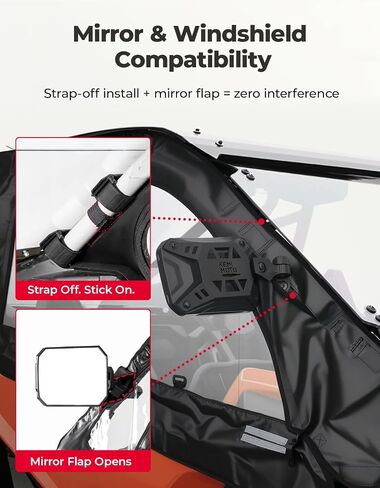 Kemimoto Pro XP4 CAB SPANGE SELPORGE APORS متوافقة مع 2020-2025 POLORIS RZR PRO in Saudi Arabia
