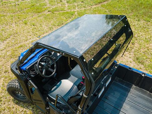 SuperATV Dark Tinted Roof for 2021+ Honda Pioneer 520 | 1/4" Polycarbonate Roof | Full Visibility and Awareness | Pioneer Roof Protects from Sun, Rain, and Debris | Made in the USA in Saudi Arabia