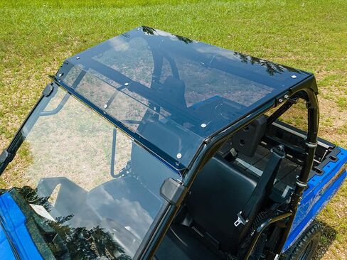 SuperATV Dark Tinted Roof for 2021+ Honda Pioneer 520 | 1/4" Polycarbonate Roof | Full Visibility and Awareness | Pioneer Roof Protects from Sun, Rain, and Debris | Made in the USA in Saudi Arabia