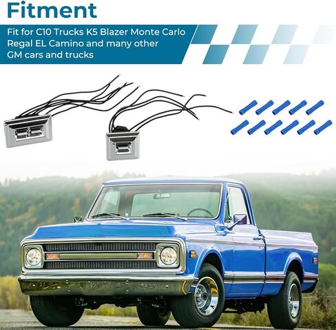 Autovic Power Window Switch Kit Minive Pigtrain Connector for 1980s GM Chevy Truck C10 CAR in Kuwait