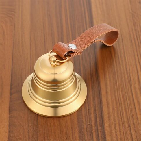 Small Brass Hanging Bell for Door Knob Decoration Gold Brass Bells Vintage Christmas Decor Small Door Chimes When Doors Opens for Home Garden DIY Decor Shopkeepers Bells on Rope Garden Decoration in Saudi Arabia