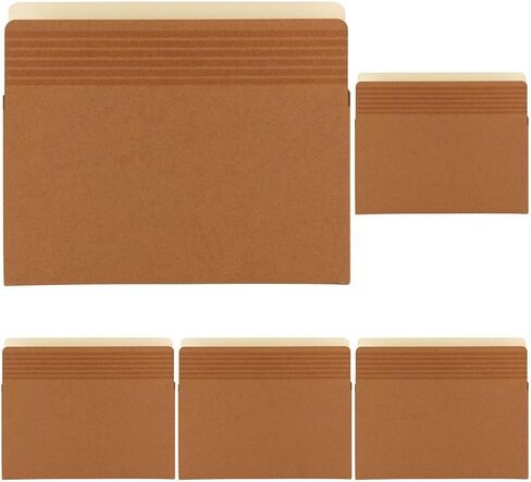 جيب ملفات Smead Easy Grip®، علامة تبويب مستقيمة، توسيع 5-1/4 بوصة، حجم الحروف، ريدروب، 10 لكل صندوق (73209) in Saudi Arabia