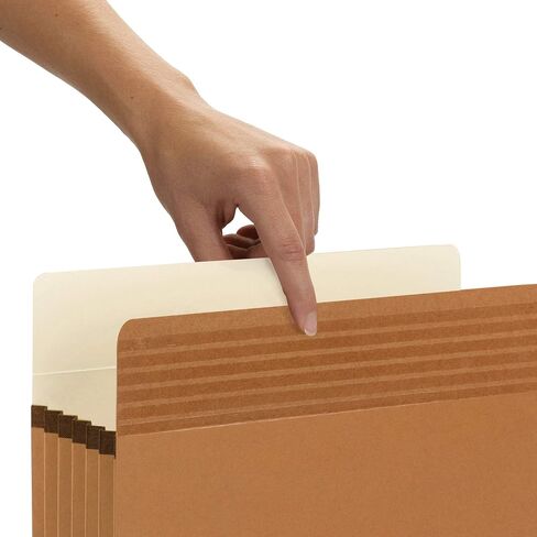 جيب ملفات Smead Easy Grip®، علامة تبويب مستقيمة، توسيع 5-1/4 بوصة، حجم الحروف، ريدروب، 10 لكل صندوق (73209) in Saudi Arabia