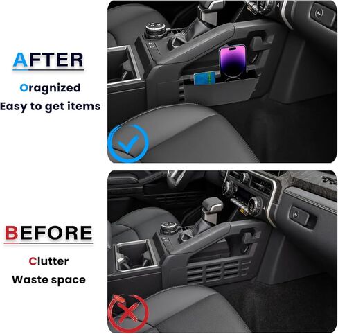 Center Console Organizer Compatible with Toyota Tacoma 2024 Front Door Handle Storage Box Interior Insert Tray Accessories in Kuwait