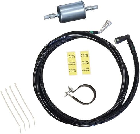 Inline Tube Compatible with 2000-05 Chevrolet Monte Carlo Impala 3.8L Only Nylon Fuel Supply Line Kit Filter To Engine in Saudi Arabia