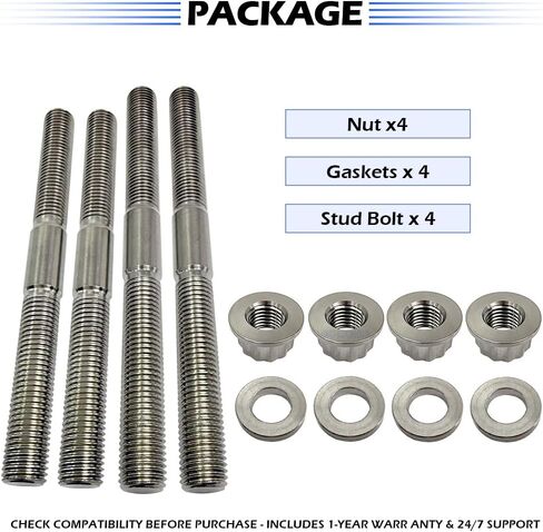 400EX Cylinder Case Studs Titanium متوافق مع Honda TRX400EX TRX400X 1999-2014 XR400R 1996-2004 OEM# 90085-KCY-670 in Kuwait