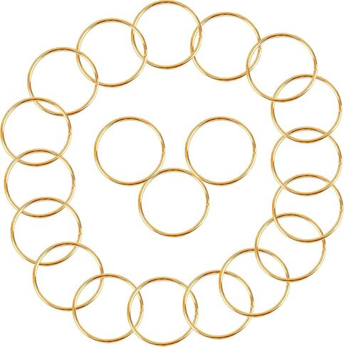 12Pcs Macrame Hoops Ring, BetterJonny 5 Inch Metal Craft Rings Hoops Silver Dream Catcher Rings Wreath Hoop Rings for Home Decorations DIY Crafts and Wall Hanging Crafts in Kuwait