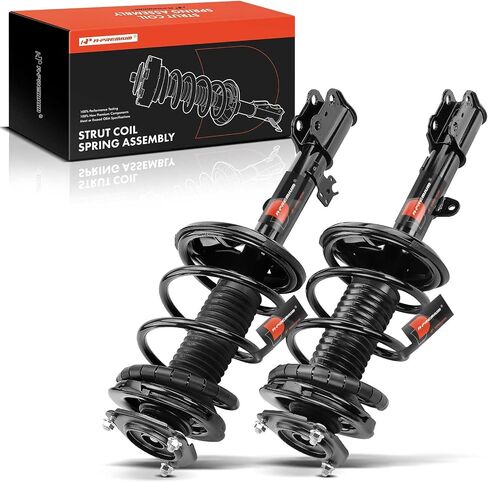A-Premium Front Complete Coil Coil Sendbly متوافق مع Toyota RAV4 2000-2005 ، AWD ، Absorber 171453 171454 in Kuwait