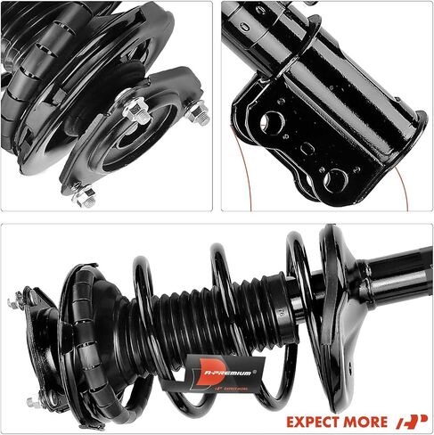 A-Premium Front Complete Coil Coil Sendbly متوافق مع Toyota RAV4 2000-2005 ، AWD ، Absorber 171453 171454 in Kuwait