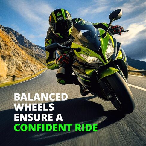 Rabaconda Motorcycle Wheel Balancer Stand-محمولة ، متينة ، وسهلة الاستخدام لتوازن الإطارات المثالي ، تشمل أقواس تركيب الحائط لمقاعد البدلاء أو الجدار in Kuwait