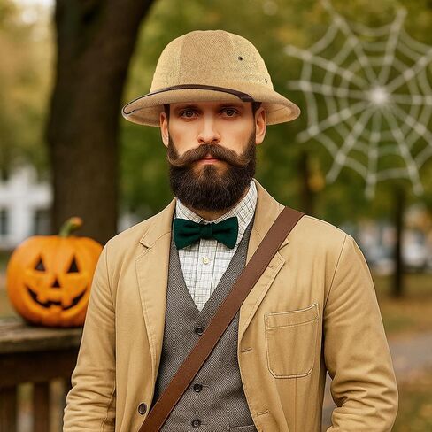 jagely 2 pack pith pith safari hat for men ، sturdy and able men for come ashel aluar the hats rowfit rowfit to there there there there to the hking ، zoo ، zoo ، oud ourdive ، expari jungle أو explorer in Saudi Arabia
