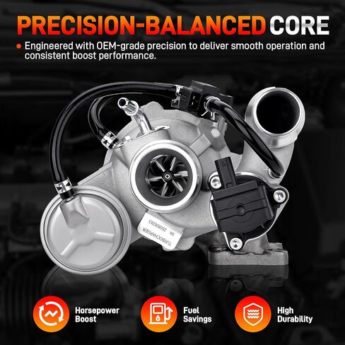 25207489 1.5L Turbocharger Assembly with Actuator & Solenoid Valve Compatible with Chevrolet Malibu L LS LT RS 1.5L L4 2016-2023, Turbo charger Replace # 12669064, 12687043, 12687057, 25203932 in Saudi Arabia