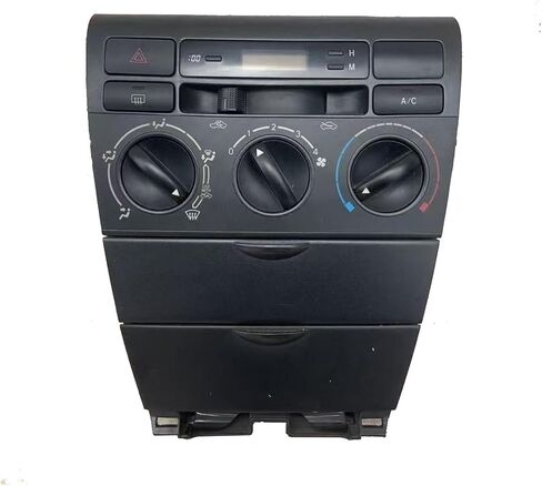 متوافق مع Toyota Corolla يدوي تكييف الهواء لوحة تحكم مربع تخزين Dual Flash Switch AC التجميع (خشب الخوخ) in Kuwait