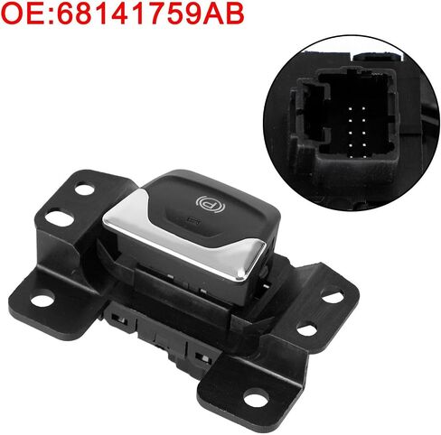 مفتاح الفرامل للوقوف الكهربائي UE لـ Jeep لـ Cherokee 2014-2020 Black 68141759AD 68141759AC 901-44808 in Saudi Arabia