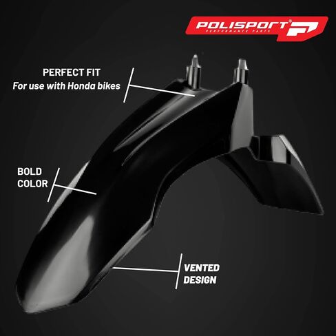 Polisport Motocross (MX) Replica Plastic Kit for Honda CRF 110F (2013–2018) Dirt Bike – OEM Quality, Durable, Flexible & Perfect Fit – Black in Saudi Arabia