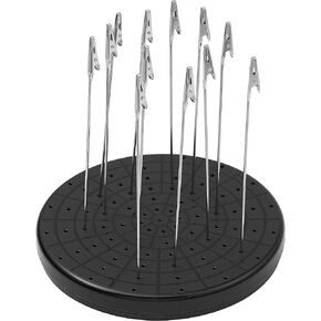 Hseng Turn Table & Cover with 12 Alligator Clip Sticks Set, Modeling Tools, Model Holder for Painting Airbrush, Hobby Modeling Parts, Fits for Air Spray Booth