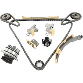 SCITOO Timing Chain Kit Water Pump 13070-7Y016 Fit For Nissan Altima 2005-2006, For Nissan Maxima 2004-2008, For Nissan Quest 2004-2009 2011-2015