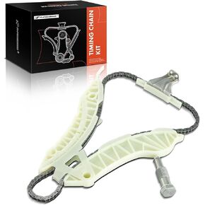 A-Premium Engine Timing Chain Kit W/Tensioner & More [fits DOHC, 4Cyl 1.6L] Compatible with Mini Cooper [R56/R57] 2007-2015, Cooper Countryman [R60] 2011-2016, Cooper Paceman [R61] 2013-2016