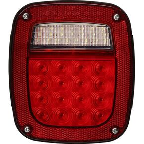 Grote G5082-5 Hi Count LED Stop Tail Turn Light (RH without Sidemarker), Red
