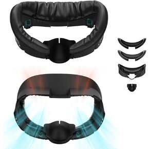 Facial Interface Compatible with Meta Quest 3 Accessories,Face Cushion Cover with Anti-Leakage Nose Pad,Breathable Ice Silk Cotton in Kuwait