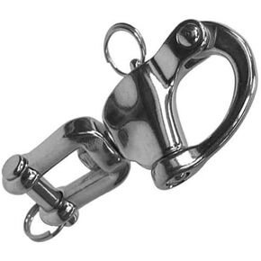 MarineNow Stainless Steel 316 Jaw Swivel Bail Snap Shackle Choose Size and Quantity