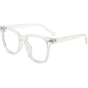 Firmoo Square Blue Light Blocking Glasses Women/Men, Computer Glasses/Gaming/TV/Phones for Screens，Anti Eyestrain & UV Glare