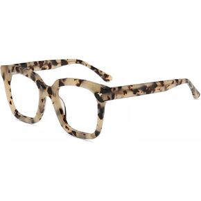 Firmoo Square Blue Light Blocking Glasses Women/Men, Computer Glasses/Gaming/TV/Phones for Screens，Anti Eyestrain & UV Glare