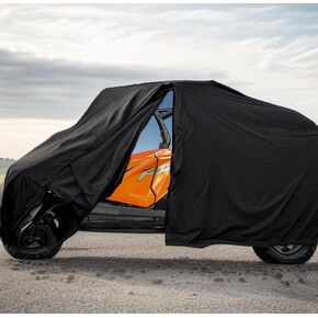 UTV Cover 4 Seater Heavy Duty Zipped 420D Waterproof for Ranger Crew,Kawasaki Teryx 4,Polaris RZR,General 4,CFMOTO Uforce,Can am Max,Honda Pioneer 700,1000-5/6,Yamaha