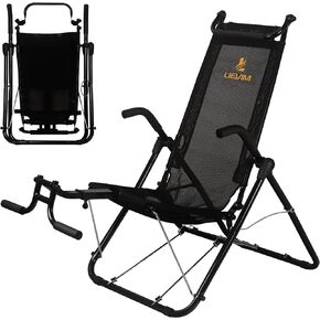 Abdominal Exerciser Chair for Home Gym, Ab Fitness Equipment with Full Body Building and Workout, for Sit Up, Inversion Training, Muscle Strengthening and Back Relief
