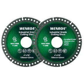 5Pcs Indestructible Disc for Grinder, 4" x 7/8" Cutting Disc for 4-1/2 Angle Grinder, Composite Multifunctional Cutting Saw Blade for Smooth Cutting, Chamfering, Grinding