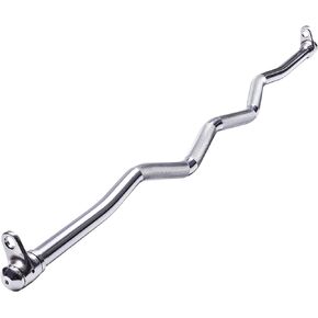 AmStaff 48 بوصة مستقيم Ez Curl شريط سحب للأسفل مع خطاف مزدوج دوار لآلات الكابلات ذات البكرة المزدوجة، ملحق متعدد الأغراض للمدرب الوظيفي