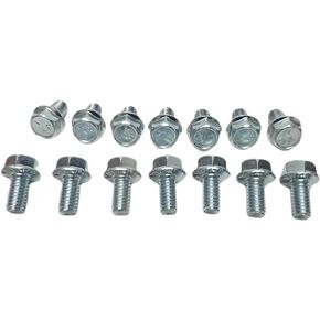 SAE 14pc Differential Cover Bolt Kit 5/16-18 Flange Bolts Compatible with GM Olds Pontiac Buick 10-Bolt 12-Bolt 14-Bolt Ford 8.8 7.7 DANA 25 27 30 35 44 Spicer 20 Rear Ends Standard Threads