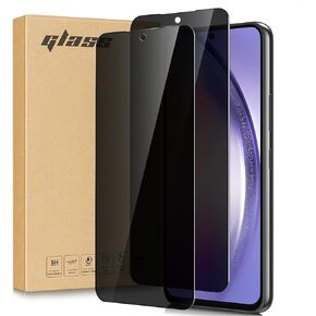 [2 Pack] for Samsung Galaxy A54 5G Privacy Screen Protector Tempered Glass, Anti Spy Black Protect Film Shield for Galaxy A54 6.4 inch, S23 FE, Anti Scratch, Case Friendly, Bubble Free, Easy