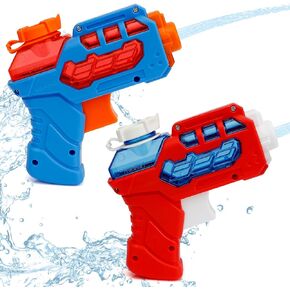 Water Guns, Water Guns for Kids, 2 Pack Squirt Guns Water Blaster, Mini Water Guns Small Water Pistol Toys for Boys Girls, Summer Gifts for Swimming Pool Outdoor Beach Water Fighting Toys