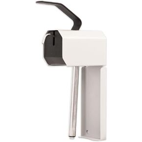 Grip Clean - Stainless Steel Soap Dispenser - Heavy Duty Pumice Soap Pump for Grit Soaps - Fits Flat Top Gallon Jug Soap Refills - Commercial Wall Mounted Soap Dispenser, Industrial Soap Dispenser