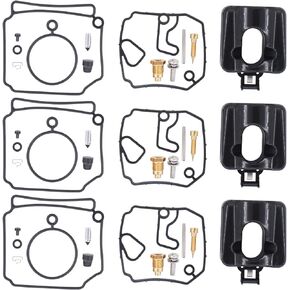 طقم تصليح المكربن ​​XtremeAmazing Carb لياماها 40-50Hp 2-Stroke Outboards 1989-2009 يستبدل 6H4-W0093-03-00 6H4-W0093-02-00 Sierra in Kuwait