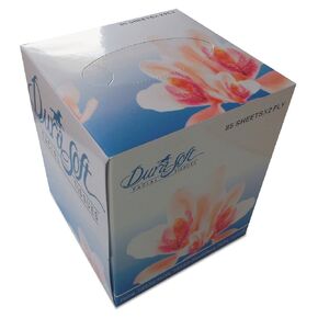 852E Facial Tissue Cube Box, 2-Ply, White, 85 Sheets/Box, 36 Boxes/Carton