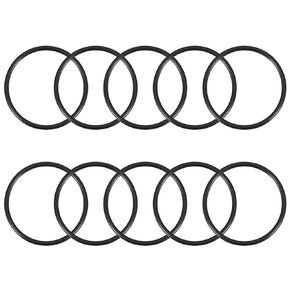 uxcell Nitrile Rubber O-Rings 33mm OD 29mm ID 2mm Width, Metric Sealing Gasket for Automotive Machine Plumbing, Pack of 10