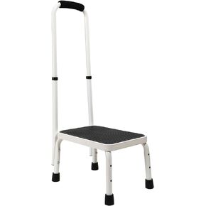 Sattiyrch Step Stool for Ederly,Sturdy and Lightweight Stool with Anti-Skid Platform,Easy Assmbly,Safely Supports up to 350 Pounds