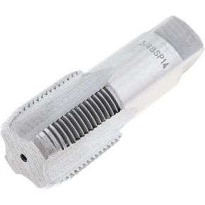 NPT Pipe Tap Set Thread Forming Taps High Speed Steel Drill Bits Thread Tap Attack Pipe Plate Hand Tapping for Cleaning or Re-thread Damaged or Jam Pipe Threads Size G3/4 55 Degrees