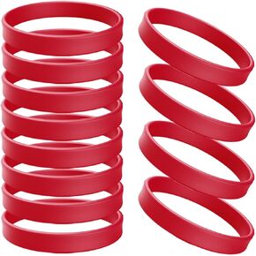 Wholesale Rubber Bracelets Solid Color Silicone Wristbands Blank Stretch Silicone Wristbands Colorful Rubber Bracelets for Women Men Gifts