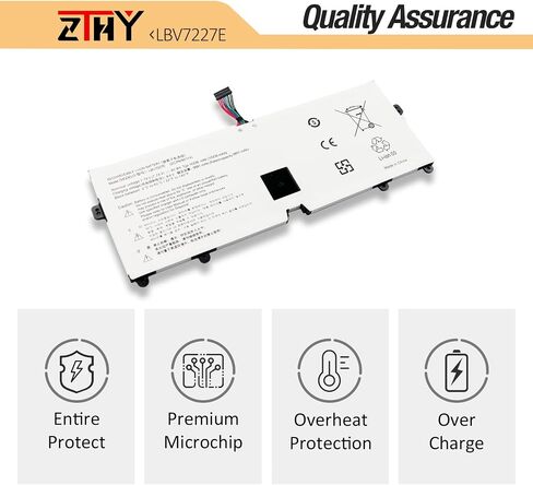 ZTHY 80Wh LBV7227E بطارية كمبيوتر محمول بديلة لـ LG Gram 15 2020 15Z90N 16 2021 16ZD90P 16Z90P 16Z90PC 16Z90PG 16T90P 2 في 1 17 2020 17Z90N 17 2021 17Z90P Series 2IC9 6/90/114 7.74 فولت in Saudi Arabia